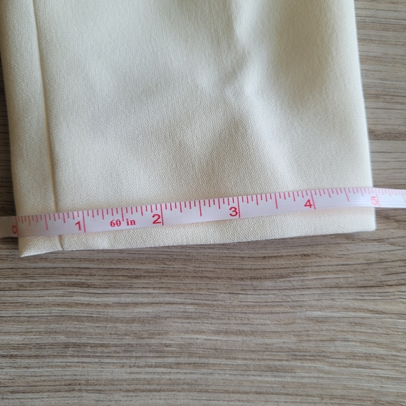 Harve Benard White Suit Jacket with Decorative Stitching Scalloped Bottom Size 8 - Picture 7 of 8